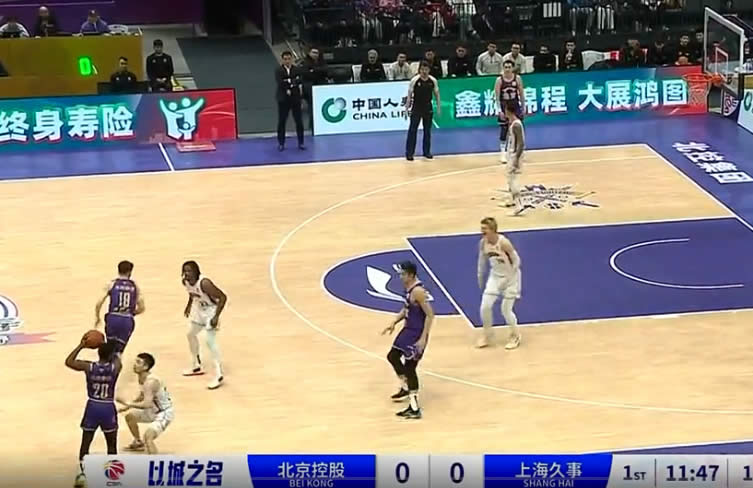 2024年1月24日 CBA常规赛 北控vs上海 全场录像回放