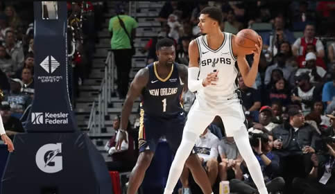 2025年10月25日 NBA常规赛 马刺vs鹈鹕 高清录像回放
