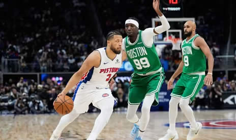 2025年10月27日 NBA常规赛 凯尔特人vs活塞 高清录像回放
