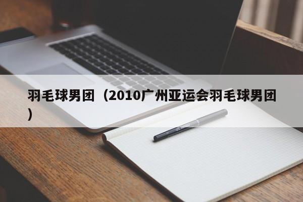 羽毛球男团（2010广州亚运会羽毛球男团）