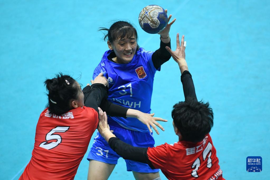 手球——全国女子冠军杯：广西队胜广东队