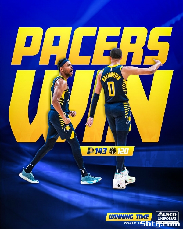 NBA战报：步行者143-120战胜奇才，布朗24分哈利伯顿20+11，库兹马25分