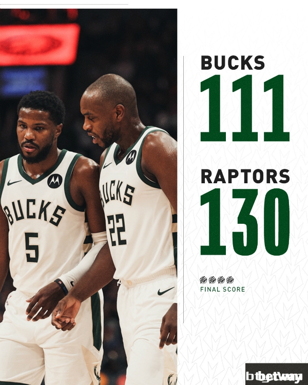 NBA常规赛:猛龙130-111大胜雄鹿,施罗德24分1助,利拉德字母哥合计仅得31分