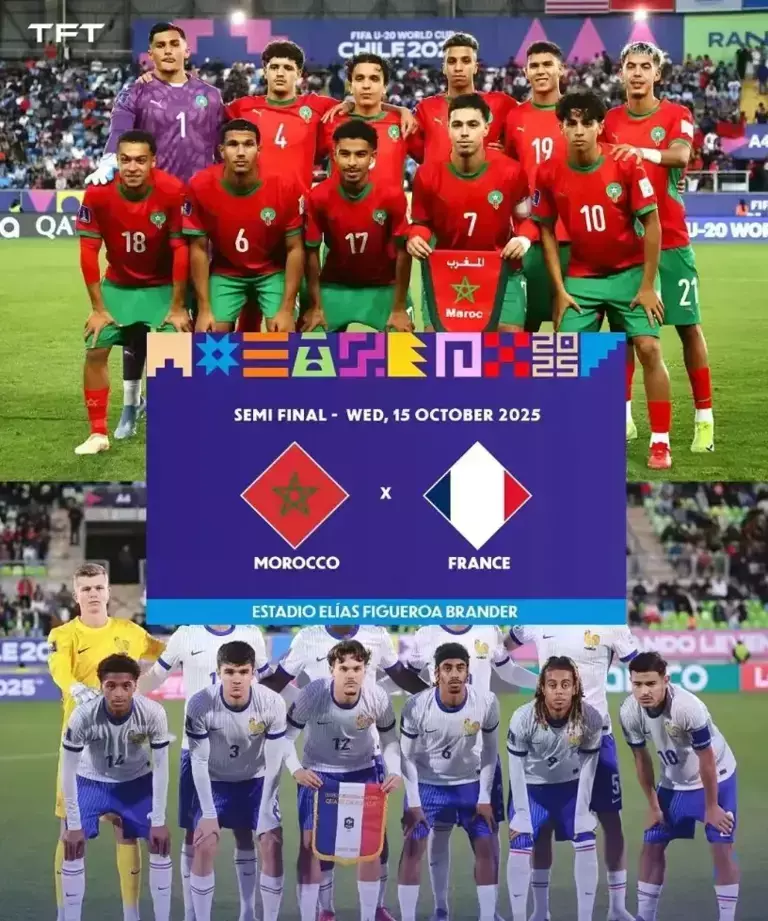 世青赛-摩洛哥1-1法国点球5-4取胜鏖战进决赛，恩格桑加时空门踢呲+点球宴客